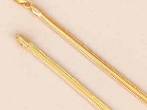 4mm Herringbone necklace