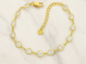 Round Cubic Zirconia Bracelet