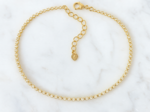 Cubic Zirconia Anklet