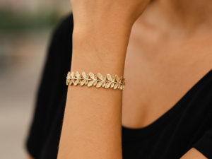 Double Leaf Bracelet