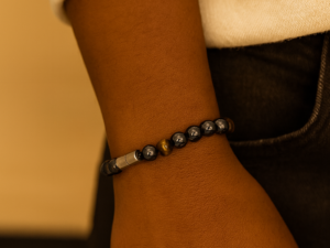 Obsidian Echo Bracelet